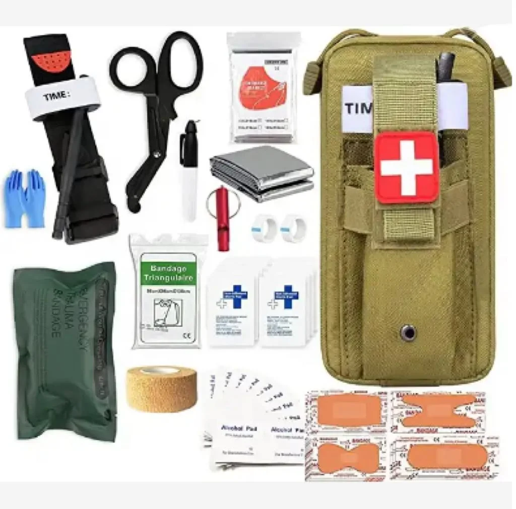 Certificate Approved Plastic Medical Level Survival First Aid Box Kits Product Supplier for Home Car Auto Travel Family Outdoor